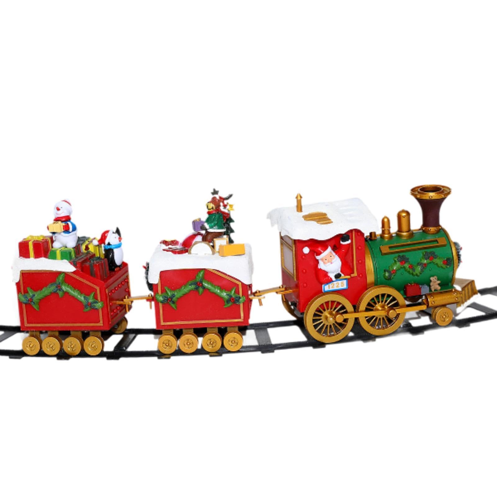 Weihnachtseisenbahn Set, Weihnachtseisenbahn Spielzeug, Weihnachtsdekoration, Elektrische Eisenbahnstrecke, Spielzeugeisenbahn für Kleinkinder