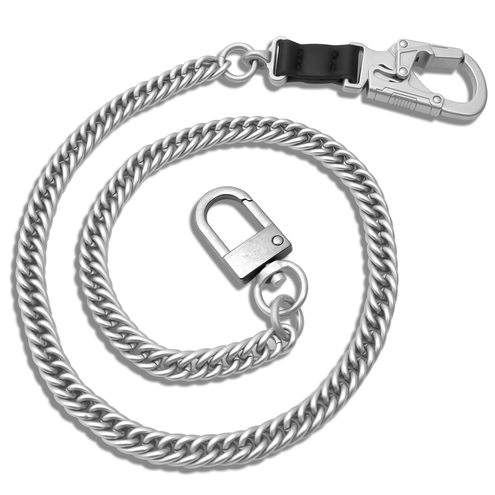 Ahiller Wallet Chains for Men, Metal Keychain with Double Lock Carabiner