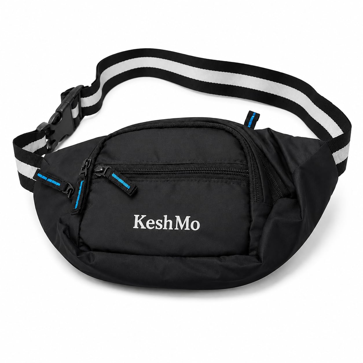 Waist Bag for Men & Women | 4 Pocket Travel Fanny Pack with Water-Resistant Zippers | Adjustable Heavy-Duty Strap (20-46 Inch) | Crossbody Chest Bag for Travel, Running, Hiking & Daily Use-image-40
