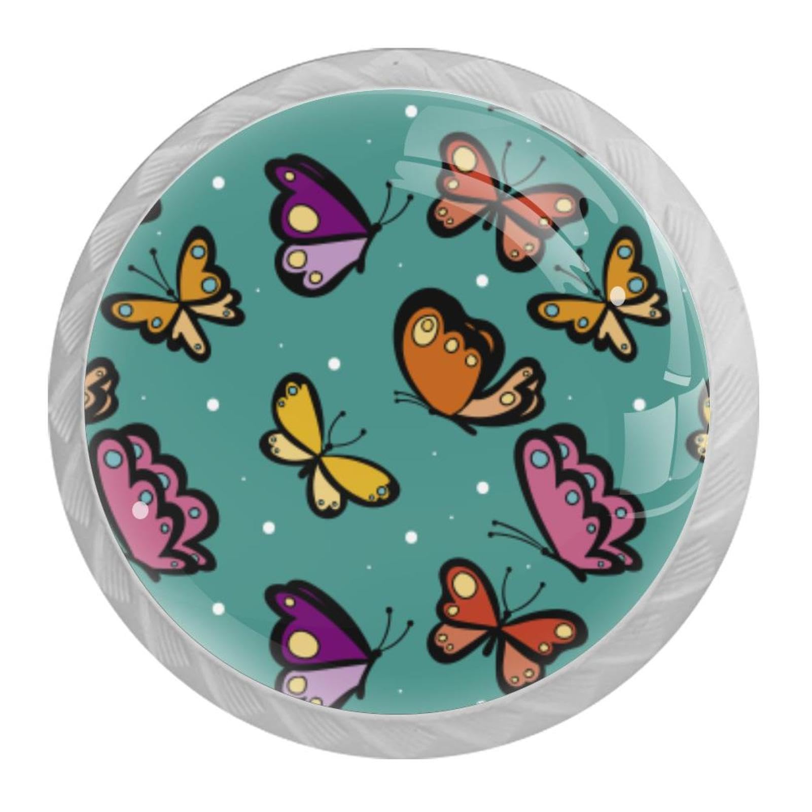Tqmspg Multi Colorful Butterfly