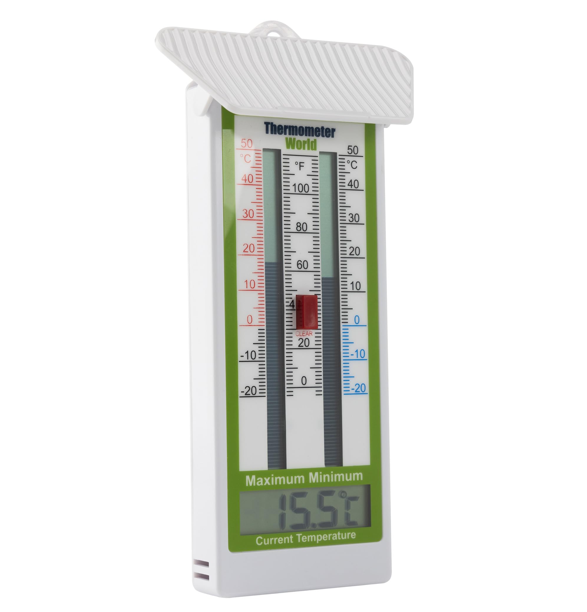 Termometro digitale massimo-minimo per serra, giardino, al chiuso o all’aperto, impermeabile IP65