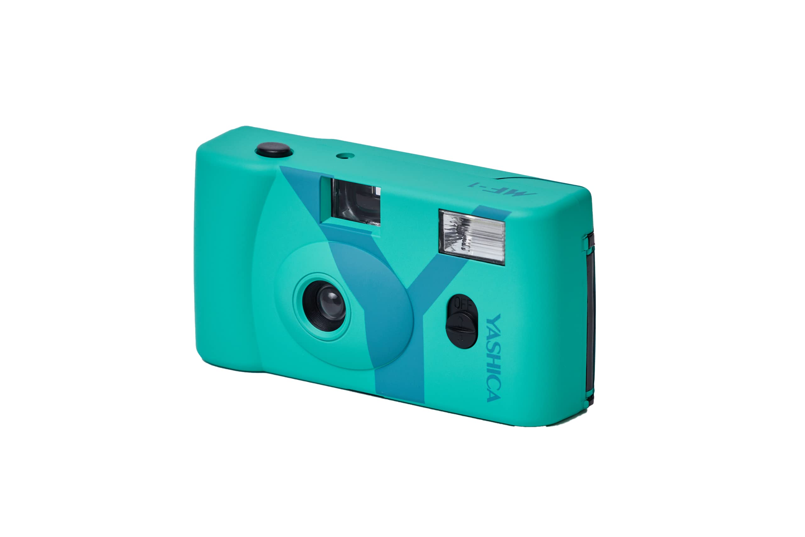 Buy Yashica MF1 turquoise 35mm camera set (camera+insert film+battery