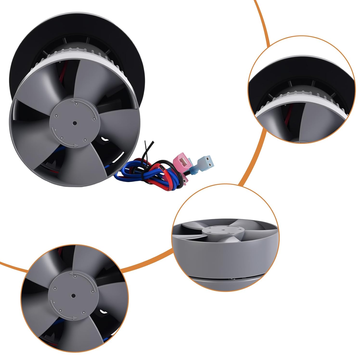 M-405565 Treadmill DC Drive Motor with Flywheel Replacement Walk Belt Drive Motor for Icon Health & Fitness NordicTrack ProForm Treadmills 2.80 HP 130V DC 1939W Compatible with 405565 295727 347434