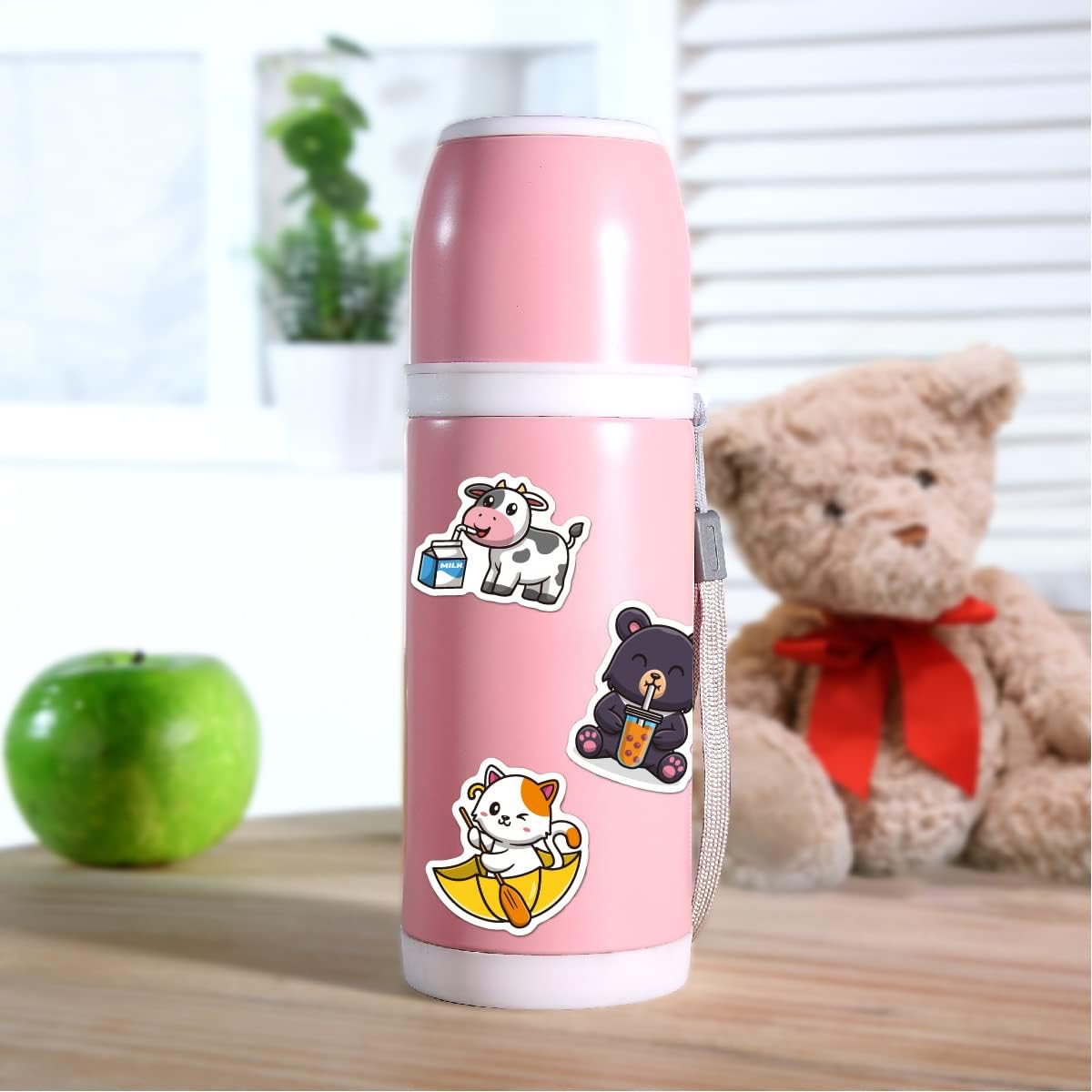 21高い素材 100かわいい超かわいい動物ステッカー子供報酬ステッカーノートブック文房具ウォーターカップ落書きステッカー Www Tonna Com