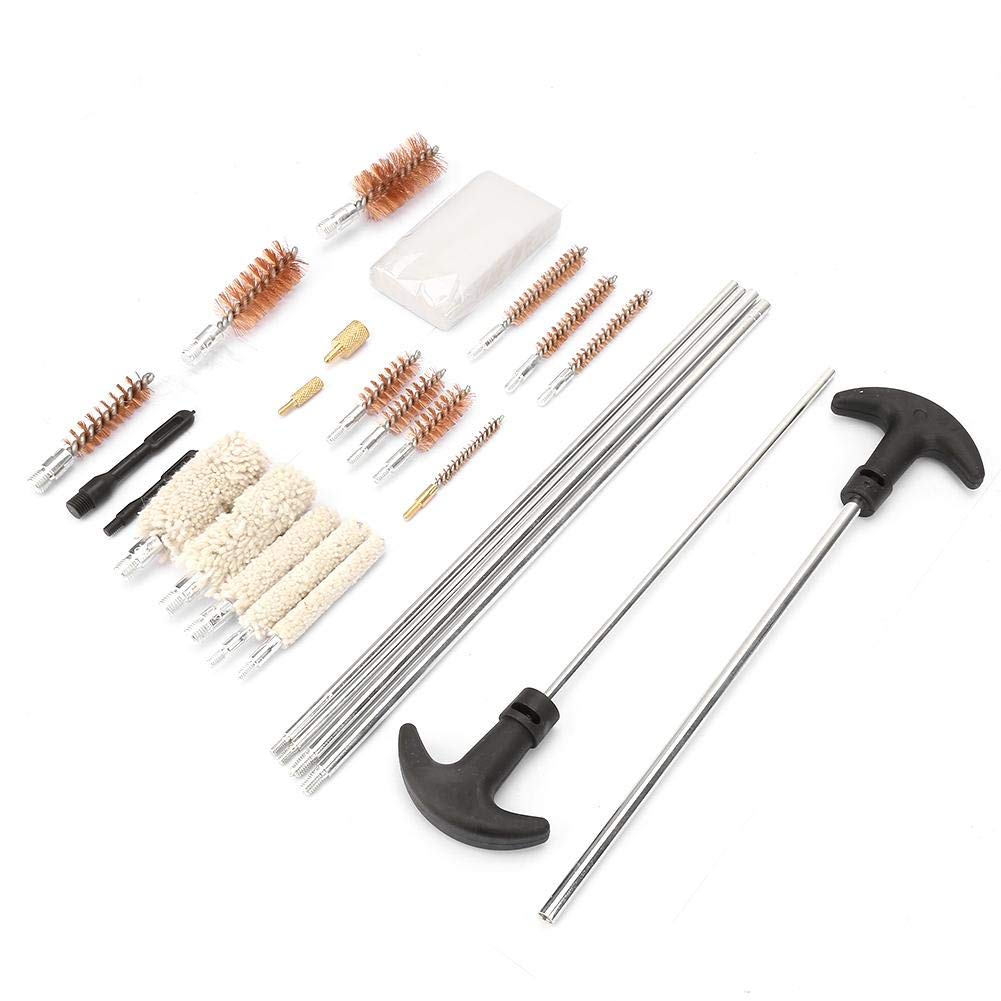 Limpiador de Pistola Rifle, 103 Pcs Kit de Herramientas de Limpieza de Pistola Universal, Pistola Rifle Pistola Escopeta Herramienta de Limpieza de Arma de Fuego con Caja de Aluminio