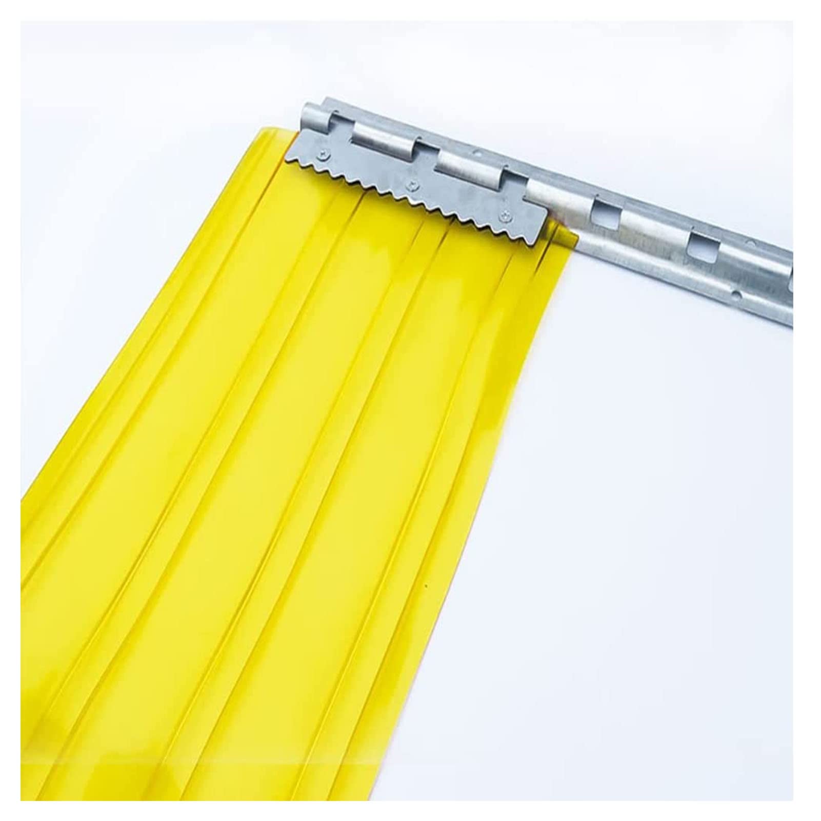Rideau à bandes en PVC pour congélateurs et entrepôts, porte en vinyle imperméable, isolé pour salles blanches, taille personnalisable 135 x 200 cm