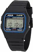 Relógio De Pulso Digital Vintage Pequeno Preto Básico Militar A Prova D'agua Unissex