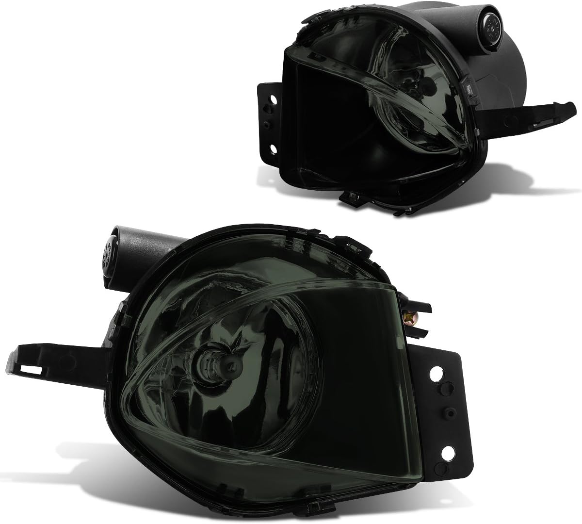 DNA MOTORING FL-ZTL-112-SM Front Bumper Fog Light Driver & Passenger Side Enhance visibility [Compatible with 07-08 BMW 328i 328xi / 2006 325i]