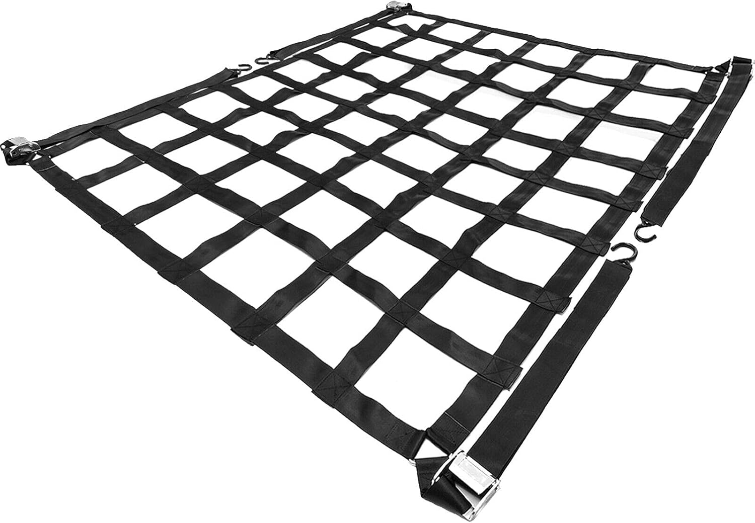 Mophorn 3.5'x 4.1' Cargo Net with SHooks, Truck Bed Cargo