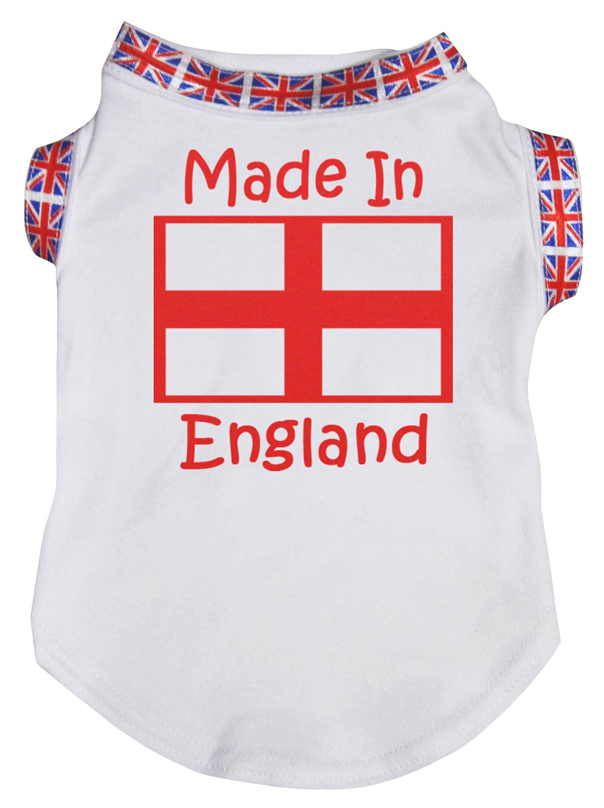 T-shirt pour chien blanc Union Jack XXL idéal pour les balades printanières en ville