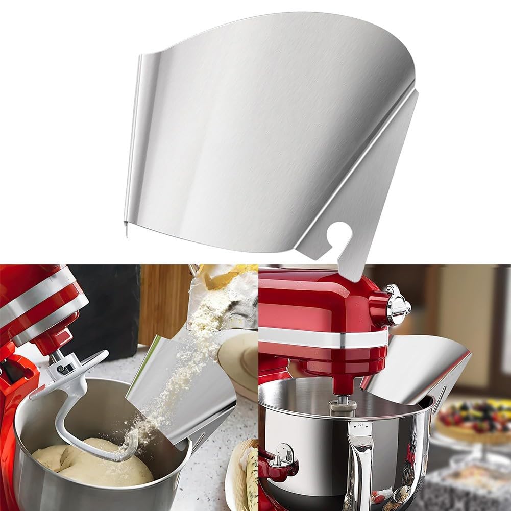 Goulotte verseur innovante pour batteurs KitchenAid pour profiter d'un flux fluide des ingrédients pendant les tâches de mélange