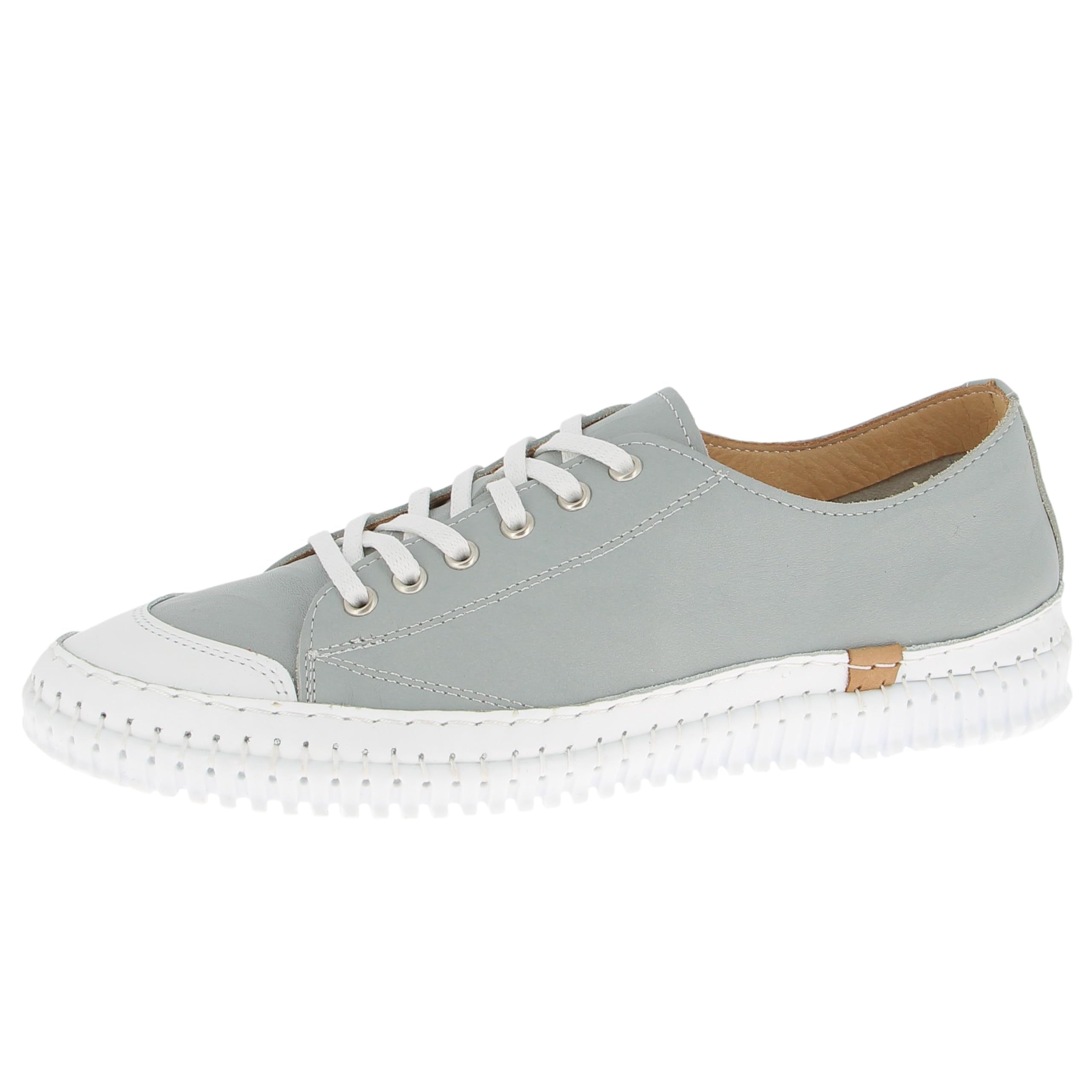 Andrea Conti Women's Damen Low Top Sneaker, lightgrey, 3.5 UK