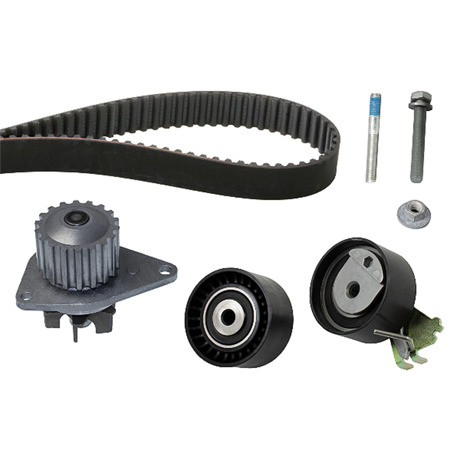 INA 530 0419 30 Bomba de agua + kit de correa de distribución Número de dientes: 18 29 mm Compatible con PEUGEOT 207 WA, WC 206 Fastback 2A/C 307 3A/C, CITROËN C3 I Hatchback FC, FN