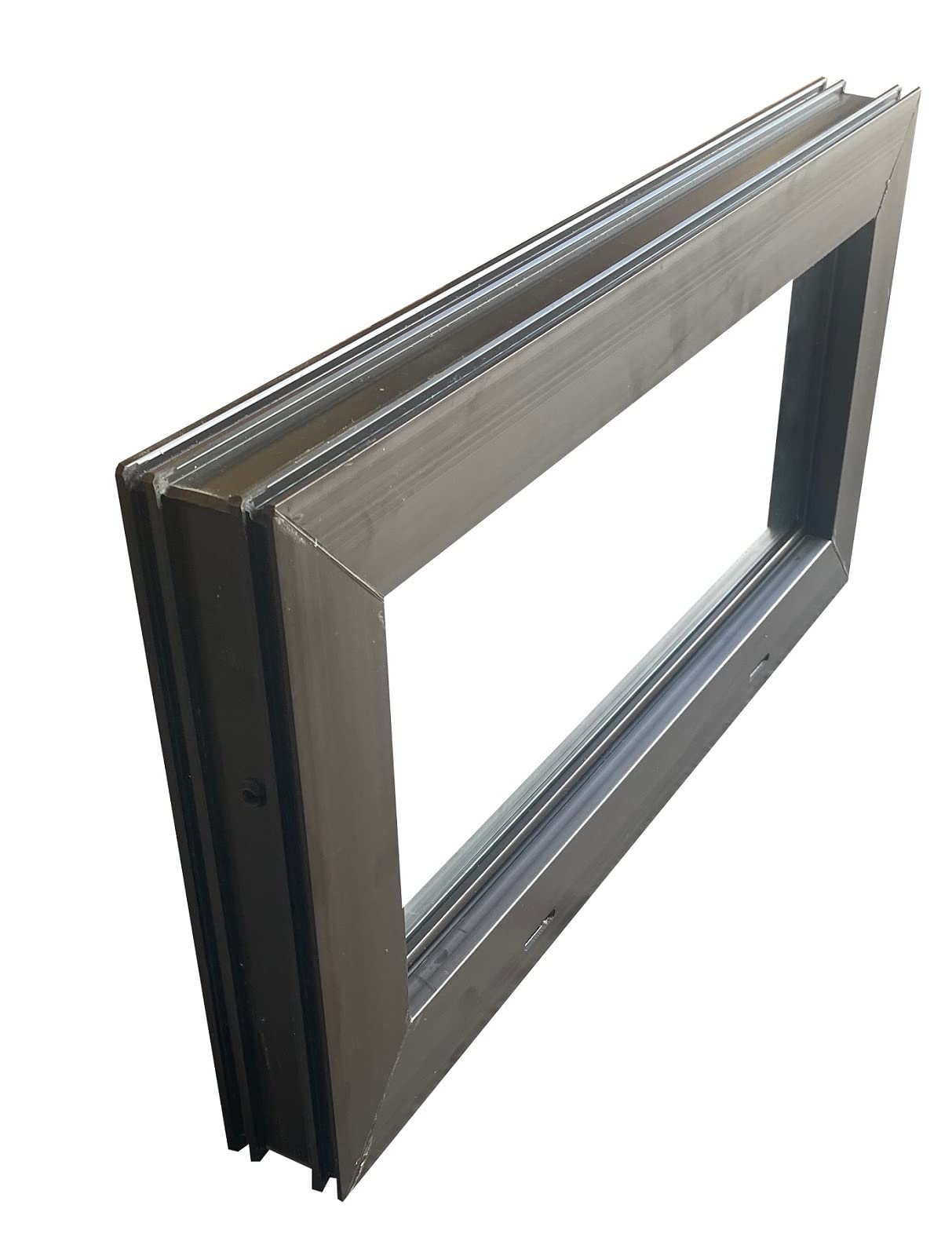 Trobak Kellerfenster braun 60 x 30 cm Isolierglas UG-Wert 3,3