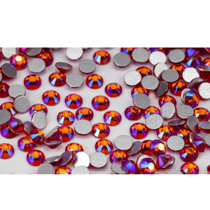 Strass Da Cucire Strass Hotfix In Vetro Glitterato Con Base Piatta, Cristallo, Decorazione For Abito Da Sposa, Diamante For Nail - Foto 3