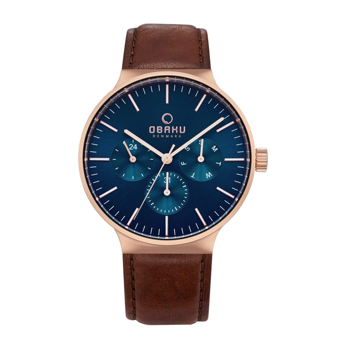 Obaku Analog Blue Dial Mens Watch-V229GMVLRN (B07QLZ67V2) Amazon Price History, Amazon Price Tracker