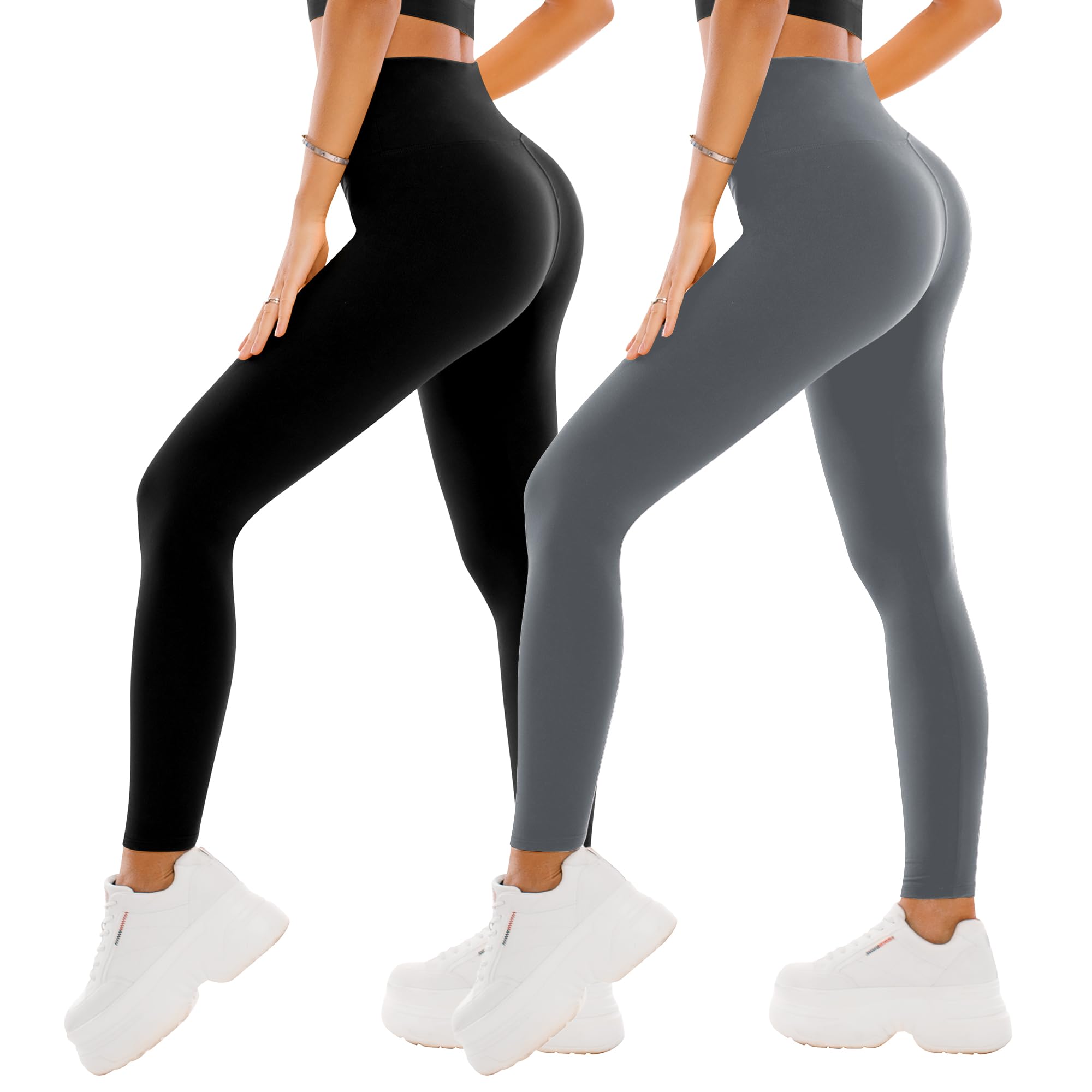 SINOPHANT High Waisted Leggings 2-Pack