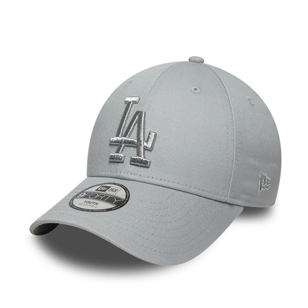New Era Los Angeles Dodgers Metallic 9Forty Cap Grey Youth