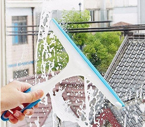 Improvhome Premium Set of 2 Cleaning Brush Glass Wiper Window Clean Shave Car Window (Random Colour)