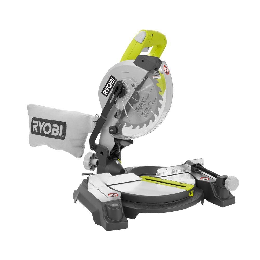 RYOBI9 Amp 7-1/4 in. Compound Miter Saw with Laser