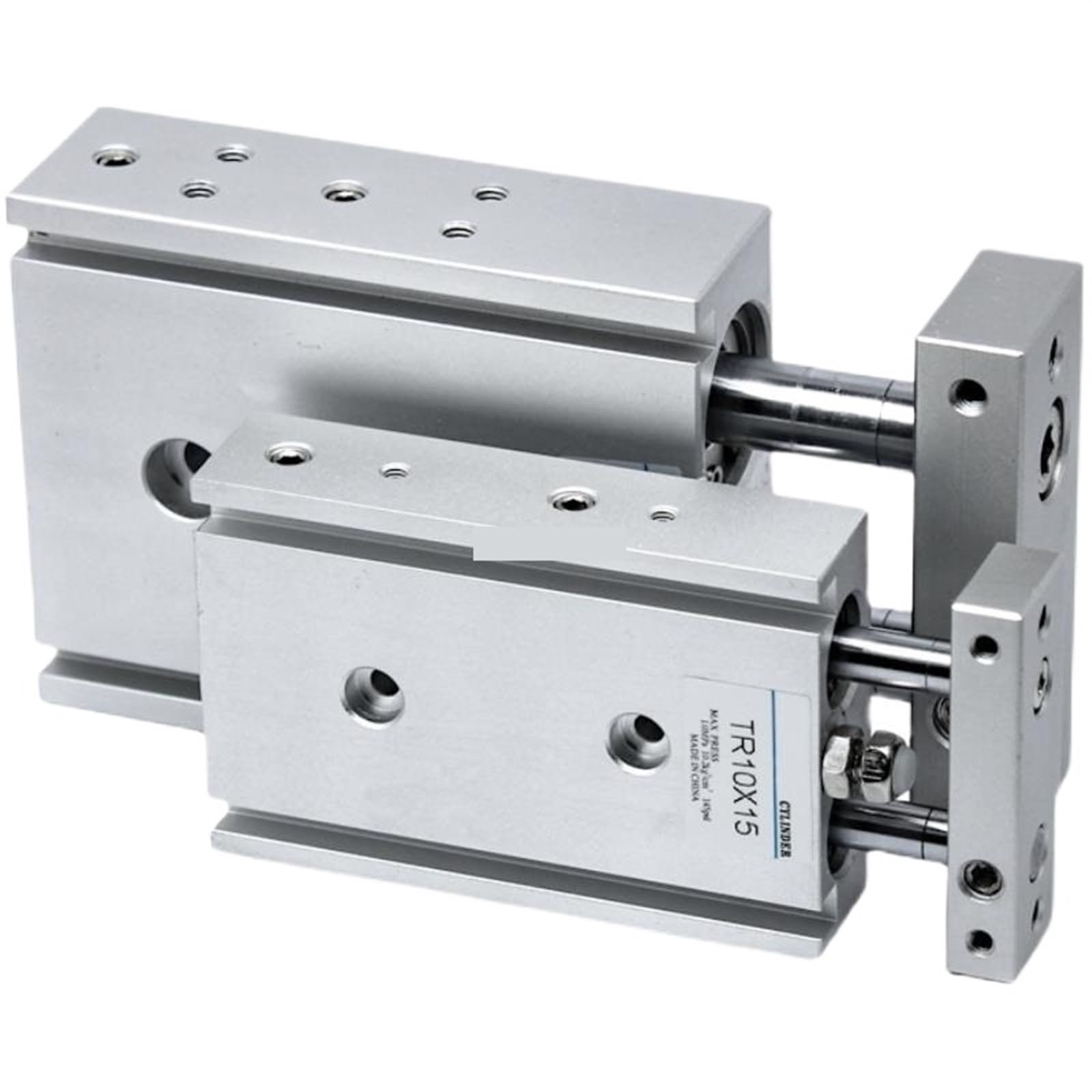 Vérin pneumatique TR6-40 double tige pour stopper la torsion mécanique