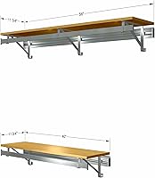 Vista 24 de RCMBY Elite 80" Top and Bottom Shelf Rod kit with Long Hang White Closet System