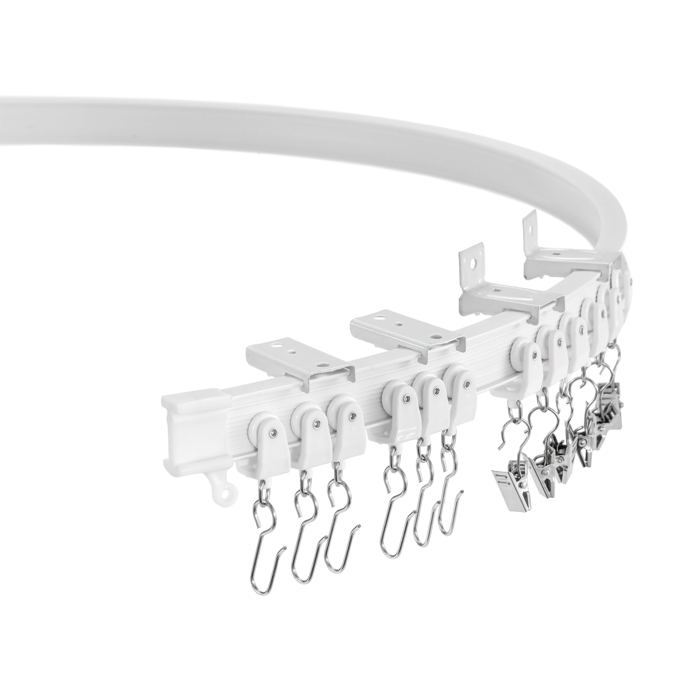 Dyna-Living 6 m/6 m flexible biegbare Deckenvorhangschiene
