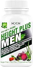 HXN Height Growth Supplement For Men With Amino Acids, Super Foods-60 Tablets (No Capsules, Pack1)