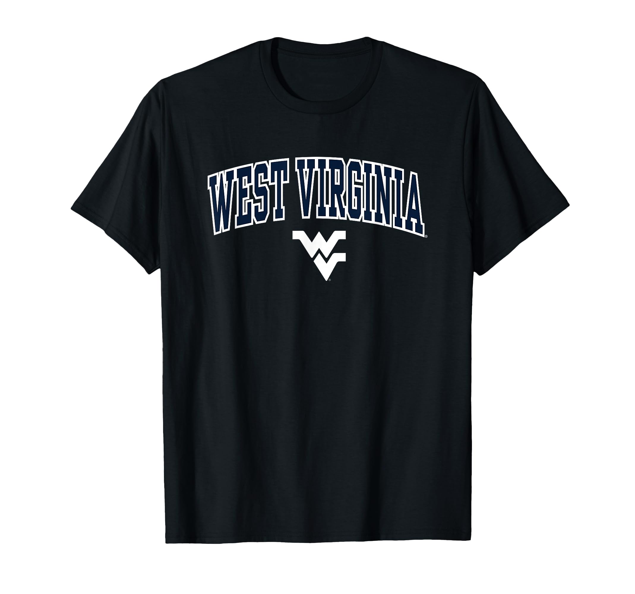 West Virginia Mountaineers Arch Over Black T-Shirt