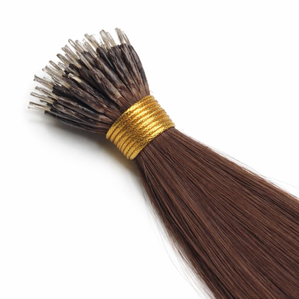 Hairarchy Nano Tip Real Human Hair Extensions for Women, 26 Inch, Chocolate Brown (#2), 25 Strands | Add Instant Length & Volume | Soft, Washable & Tangle-Free-image-20