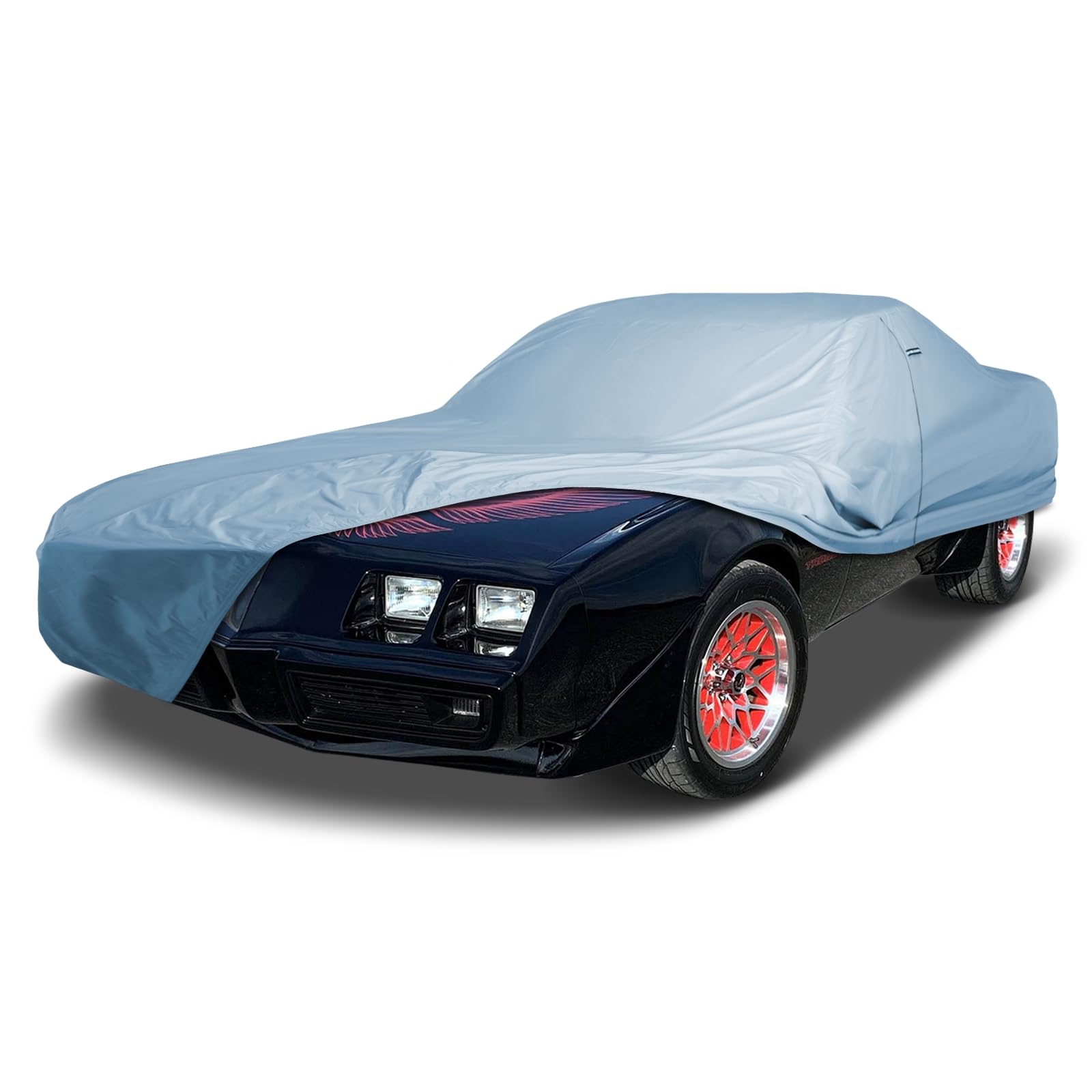 iCarCover Premium Car Cover for 1967-1981 Pontiac Firebird Heavy Duty Waterproof All-Weather Automobiles Custom Fit Indoor Outdoor UV