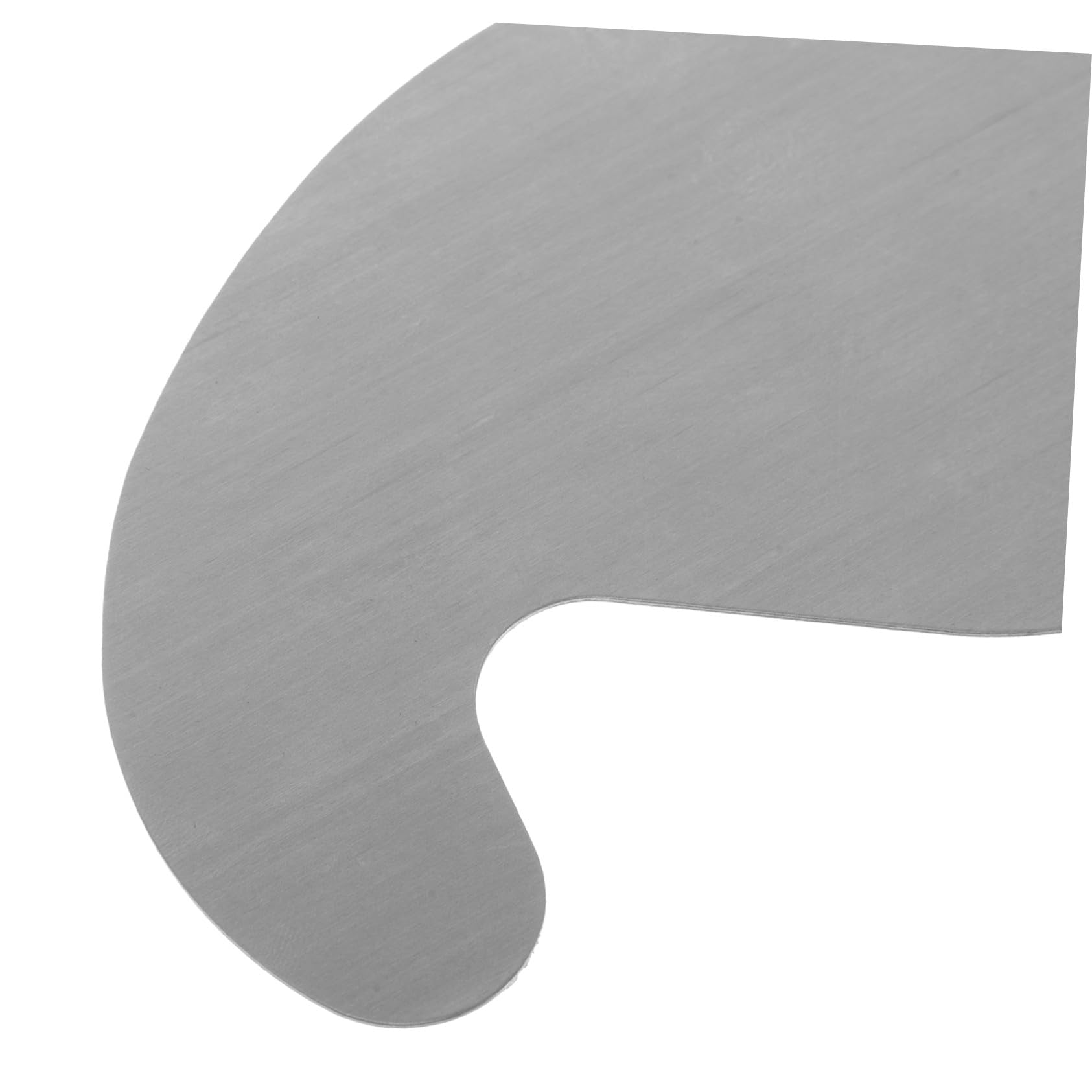 Homoyoyo 2 Set raschietto di legno strumento per lucidare i metalli raschietto per la lavorazione del legno Silver