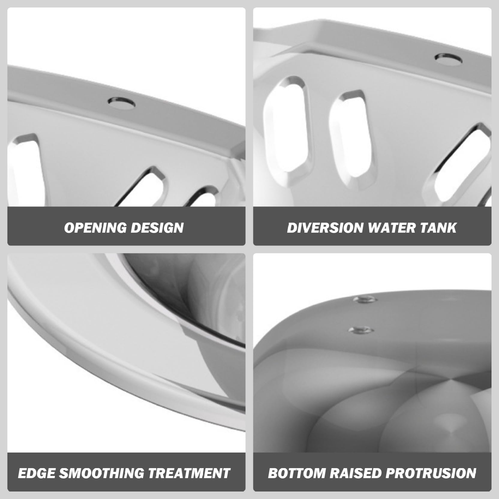 Sitz Bath Portatile sopra Il Water Bidet da Viaggio Anti-traboccamento 14x15x4 Pollici Bidet Accessorio per emorroidi Postpartum Private Care (Grigio Trasparente) Accessorio per Water