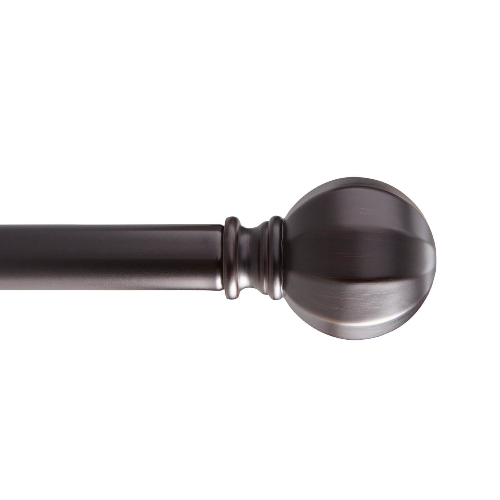 Home Décor Int'l Strand Drapery Rod Set, 36-72", Dark Bronze