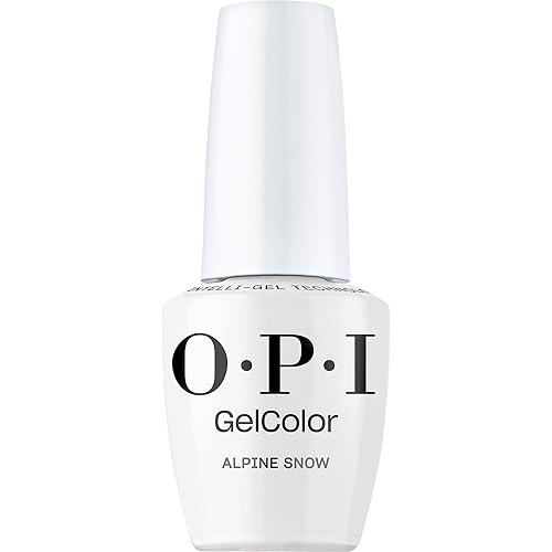 OPI GelColor LED Cure Gel Nail Polish  White, Gray & Black Shades  Salon-Quality Shine, Long-Lasting Wear  Easily Soak Off Removal  Vegan & HEMA