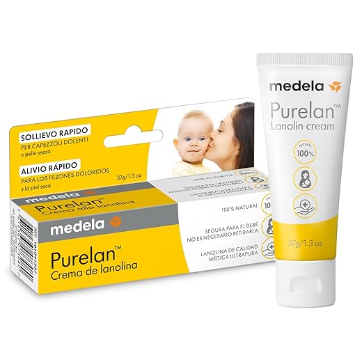 Cómo solucionar problemas comunes al utilizar el Sacaleches Swing Medela 10 Medela Purelan - Crema de Lanolina para Pezones, Alivio rápido para pezones doloridos y piel seca, 100% natural, hipoalergénica, dermatológicamente probada y sin perfume, 37 g