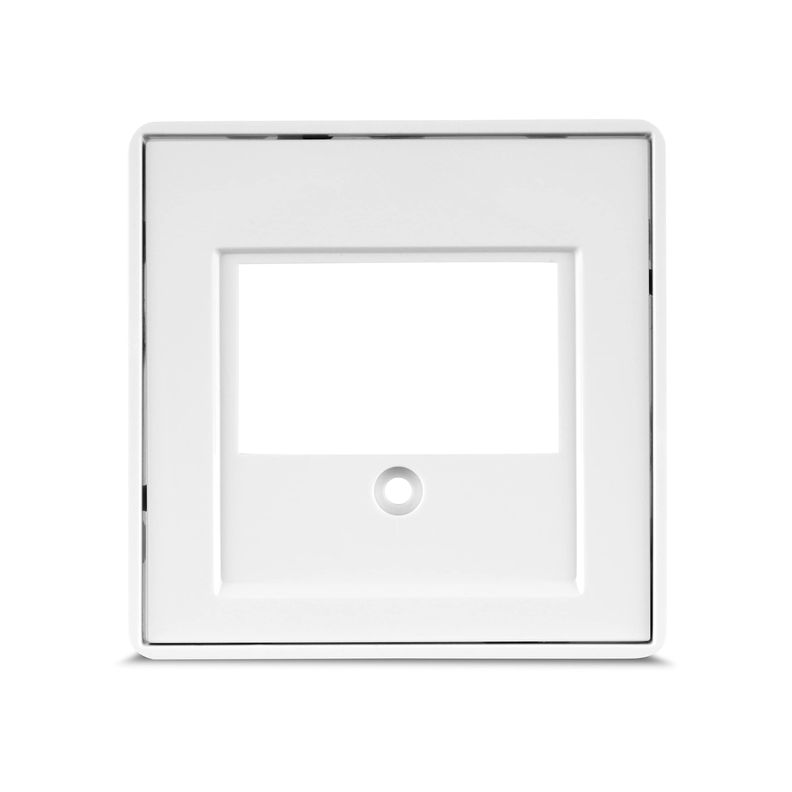 Placca Per Presa Telefonica REV Optima TAE | Colore Bianco, Dimensioni 55x55x8 Mm | Solo Copertura, Compatibile Con Telaio REV Optima