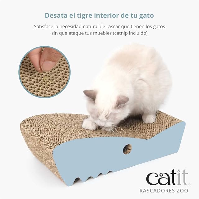 Foto 4 de 6 de Catit Rascador Zoo - Gorila 2 en 1, Gris