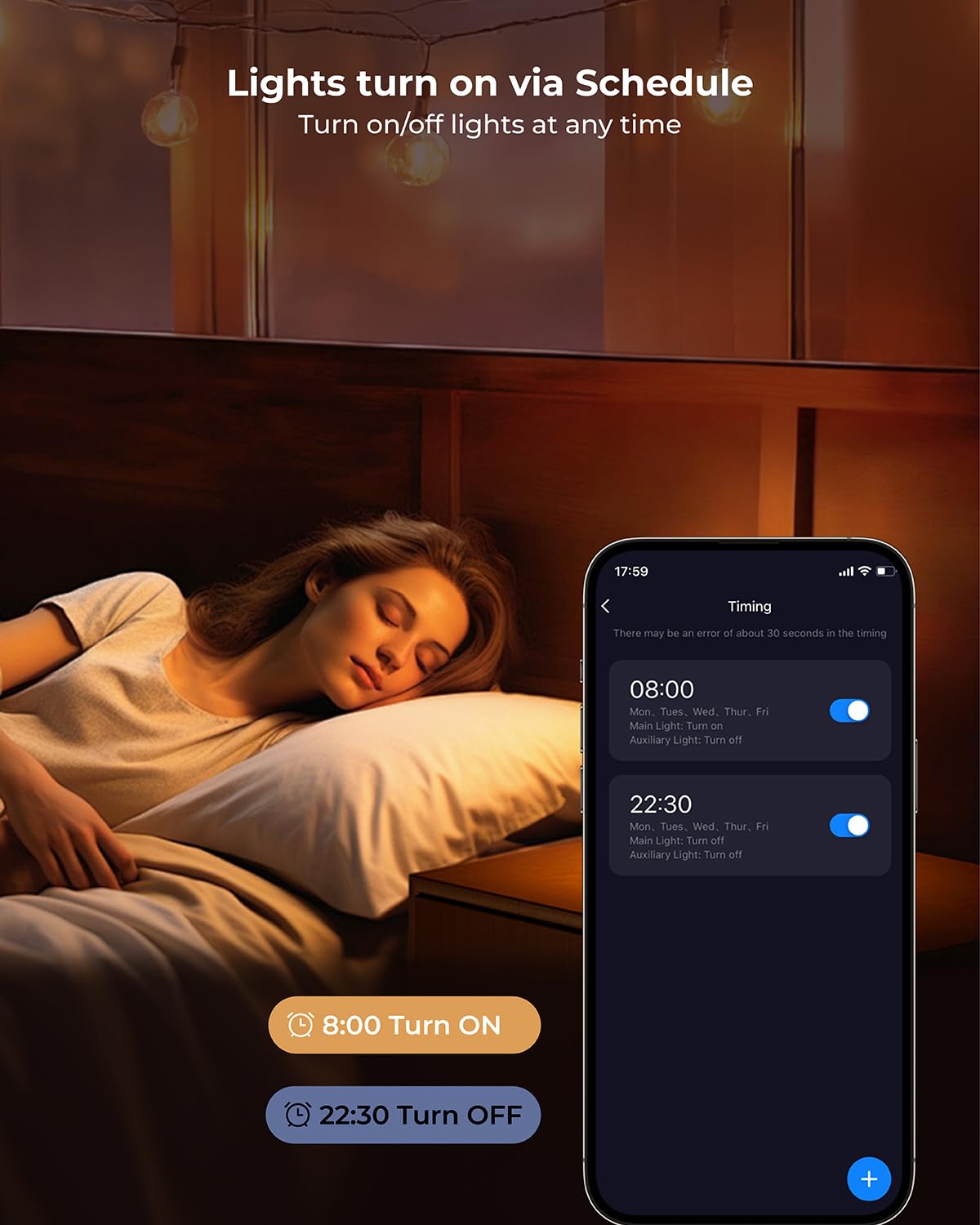 Matane Smart Deckenlampe RGB, LED Deckenleuchte Dimmbar 24W, 16 Millionen DIY Farben, Kompatibel mit Alexa & Google Assistant, RGB Deckenlampe Led für Wohnzimmer, Schlafzimmer, Kinderzimmer, Weiß 30CM