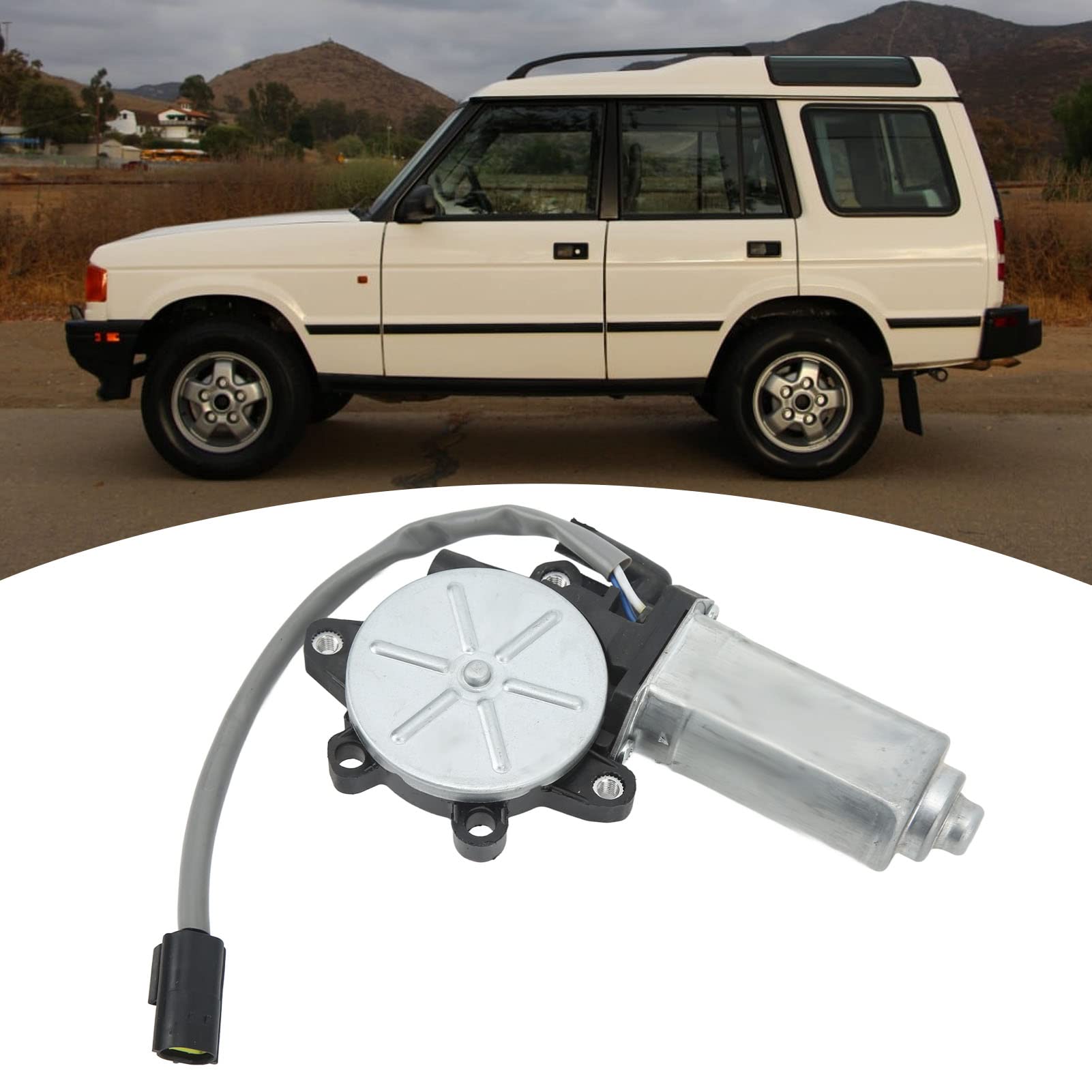 Silnik Podnośnika Szyby Elektrycznej, Lewy Przód, tył CUR100450 Anti Clip, Automatyczna Wymiana Części do Celów Kompatybilny z CVH101250 STC2885 47-3592, Silnik