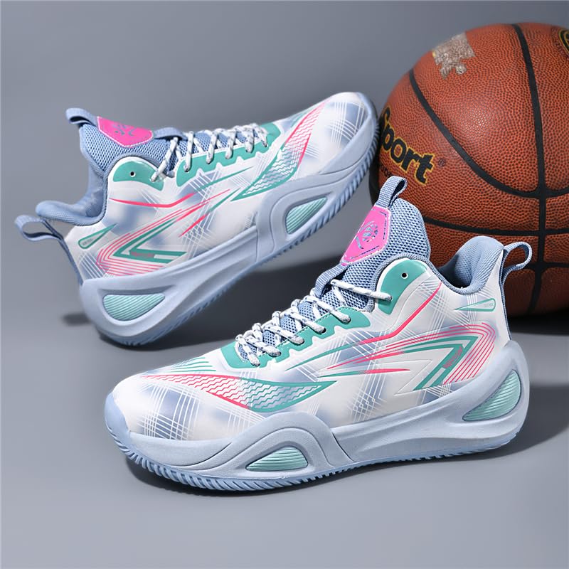 Jungsport- und Kinderbasketballschuhe, Lauf- und Gehschuhe, atmungsaktive und Bequeme Sportschuhe