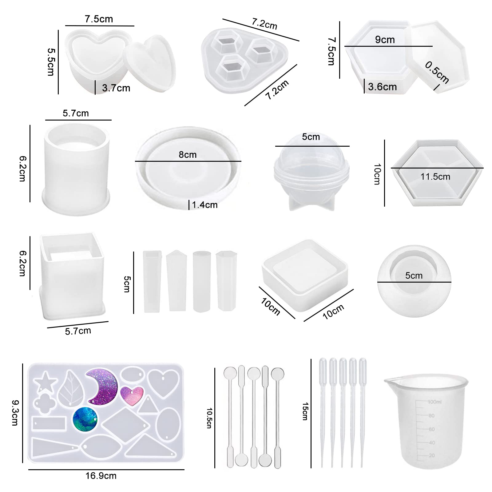 Stampi Per Resina Epossidica, Pensatore Portacandele Stampi In Silicone Per Resina,Resina Epossidica Stampi,Stampi In Silicone Per Resina Epossidica Decorazione Domestica DIY