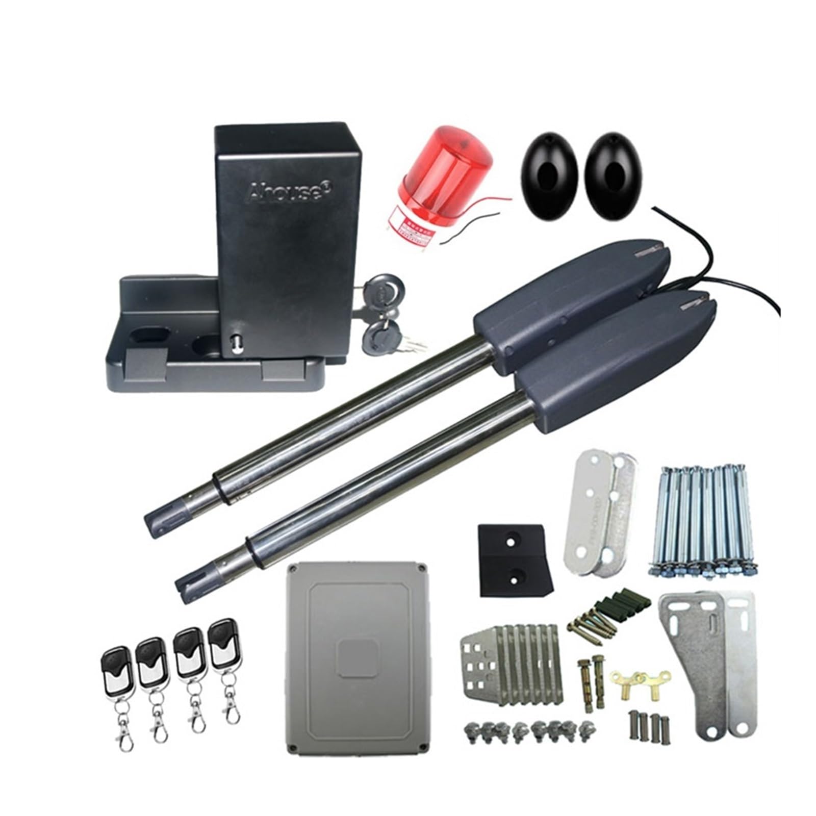 Mjfvn L Ac110/220V Gates/Electric Swing Gate Opener Operators 400Kg Per Eaf Dua Hinge- Automatic For Home Or Industrial(L)