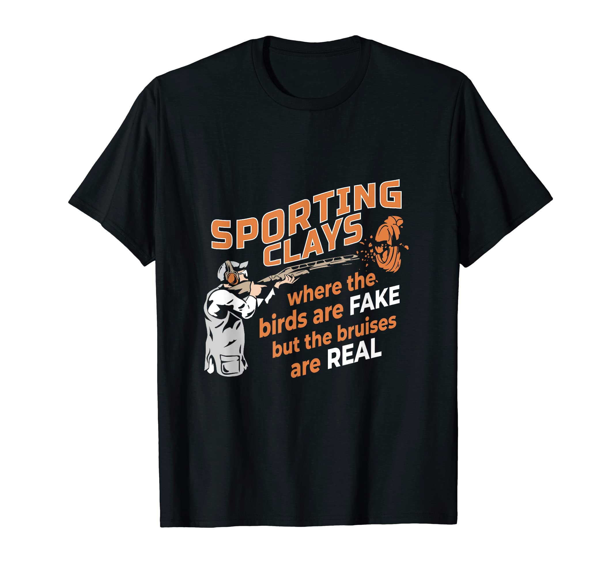 Long Range Shooting apparel Skeet Shooting GiftSkeet Trap Shooting,Sporting Clay, Shooting Vest Men T-Sh T-Shirt