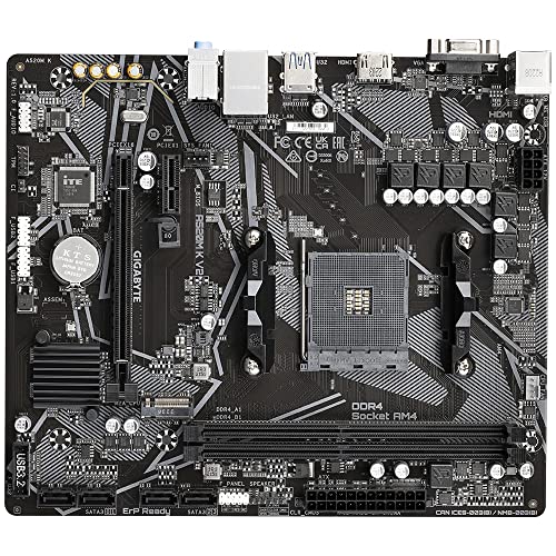 GIGABYTE ATX A520M K V2 Motherboard with GBe LAN with Bandwidth Management, DDR4, Pcie 3.0 X4 M.2, Smart Fan 5, Anti-Sulfur Resistors Design - Image 4