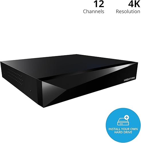 Miniatura 10 de Night Owl Audio de 2 vías DVR 4K de 12 canales con disco duro de 2 TB. Añade hasta 12 dispositivos en total