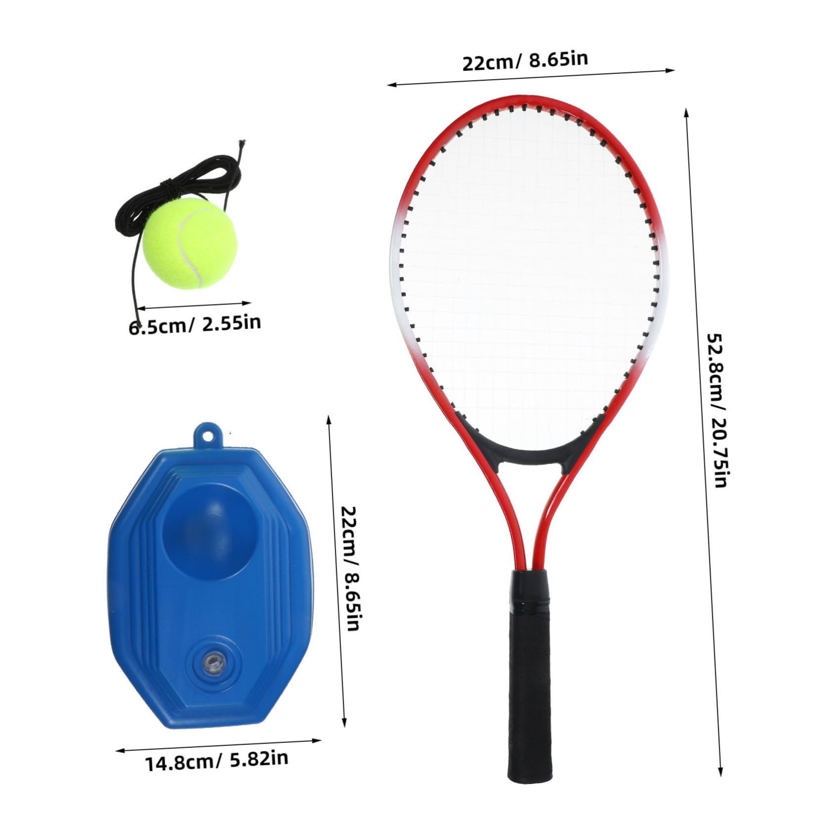 KESYOO Tennis Trainer Rebound Ball Training Kit for Boys and Girls Boys and Girls Tennis Balls Set Practice