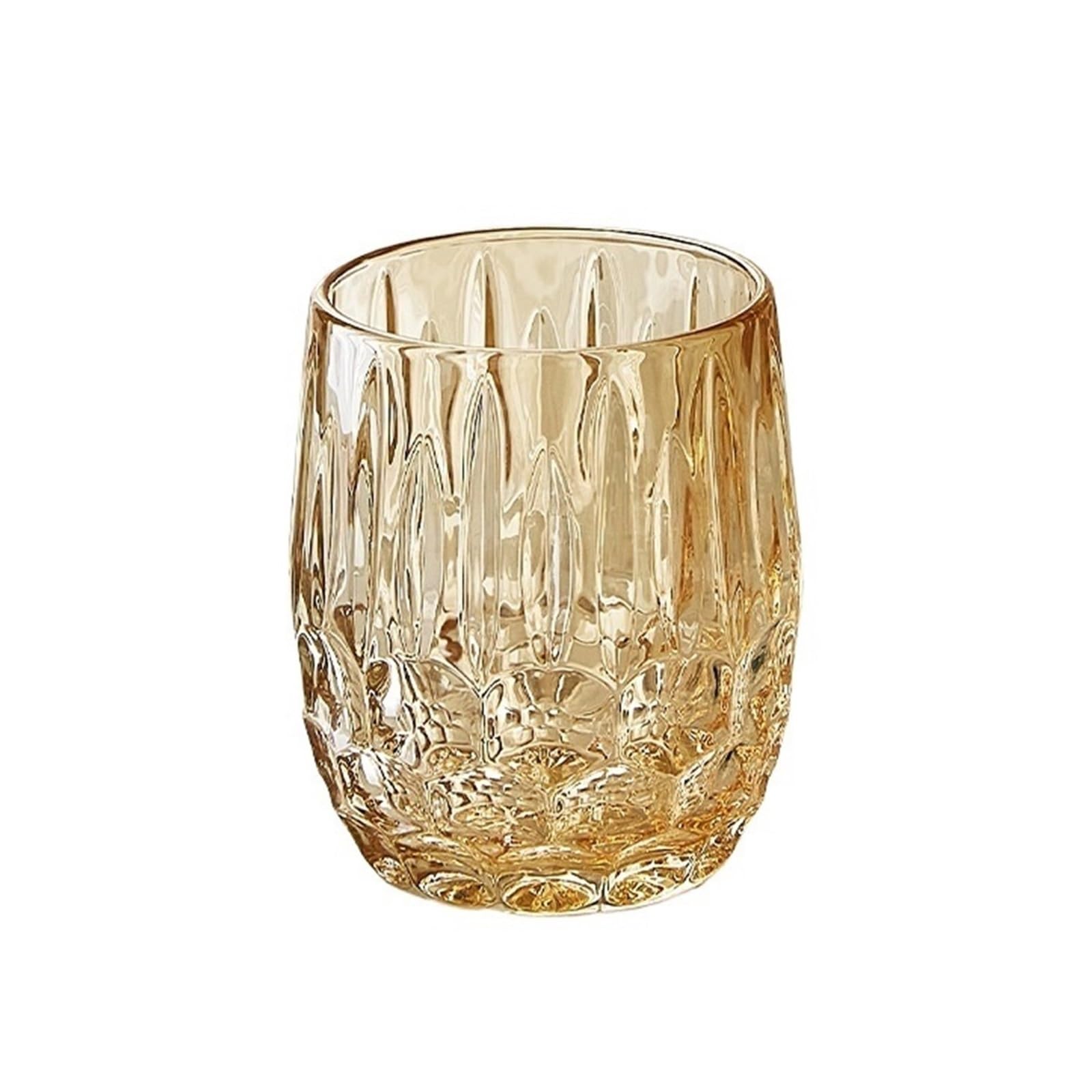 Vasos de agua tazas de cristal ámbar para cerveza y cóctel de vidrio