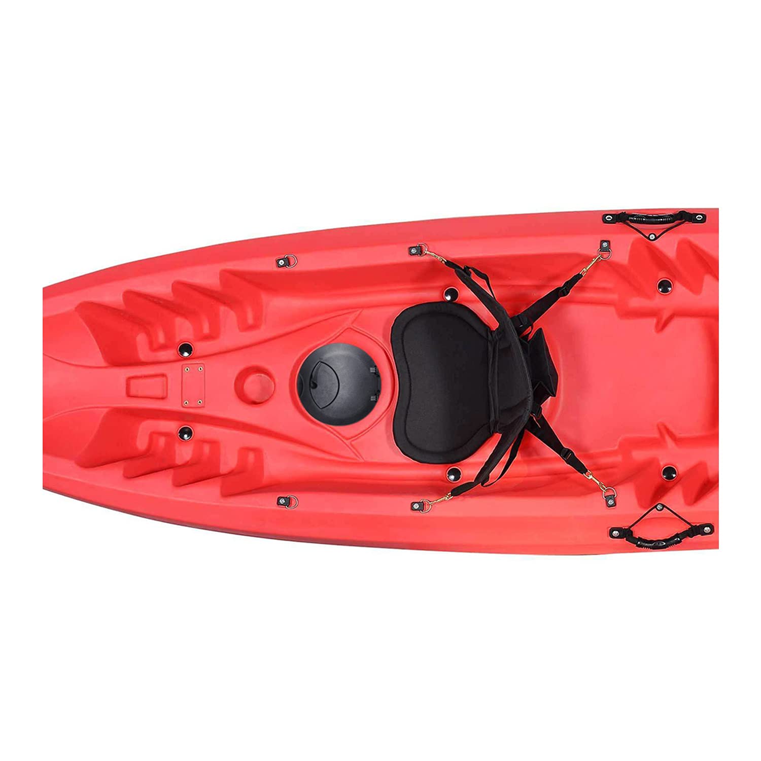 Kit de escotilla de 9 pulgadas, escotilla de cubierta con bolsa impermeable y cierres para kayak, barco, aparejo de pesca (negro)