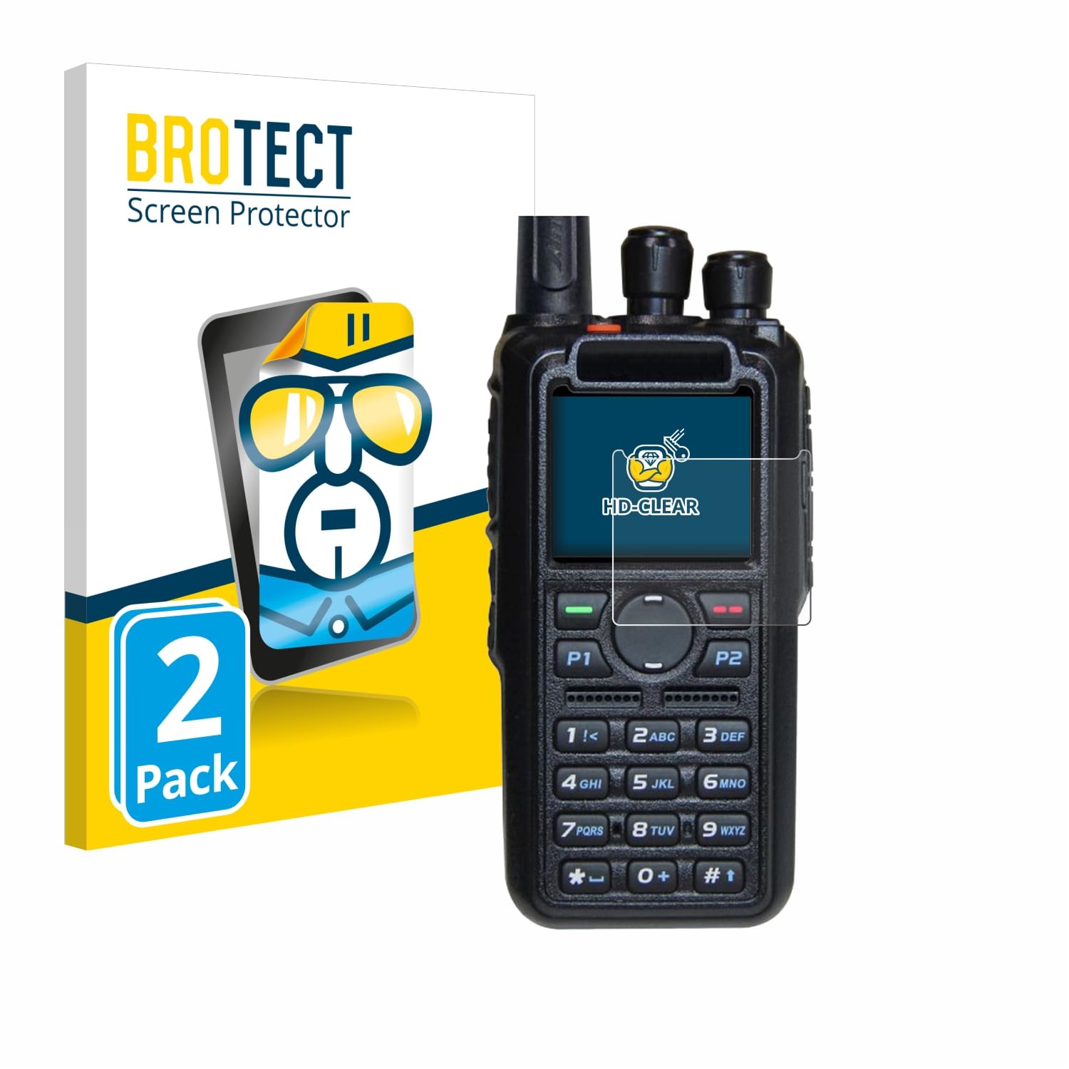 Brotect Pellicola Protettiva Per Graupner MZ-32 (3.Gen) [2 Pezzi] - Made In Germany, Anti-Impronta, Anti-Graffio - 2